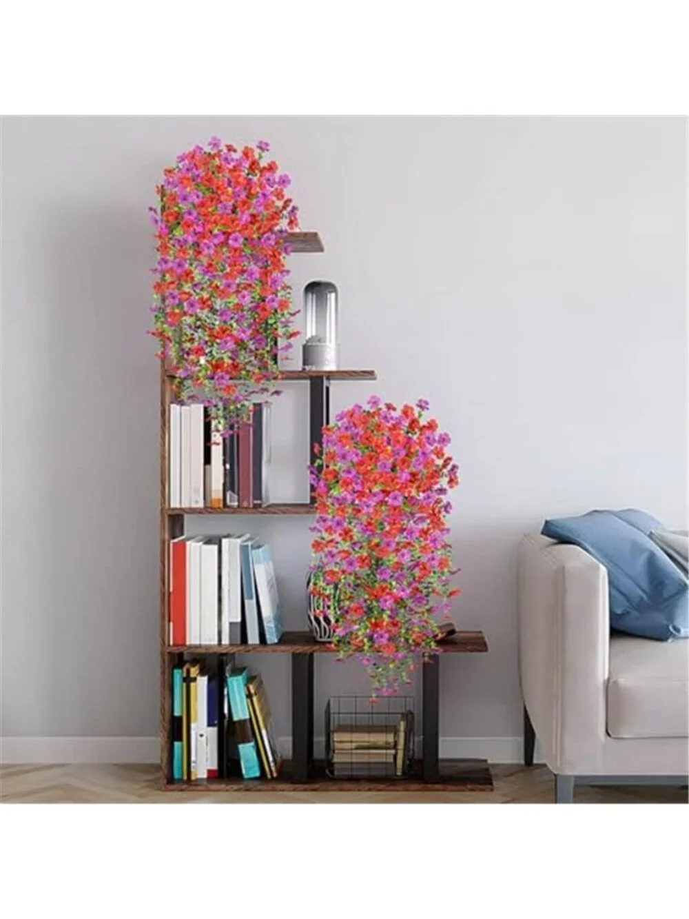 Artificial Hanging Orchid Flowers UV Resistant Silk Outdoor Garden Decor